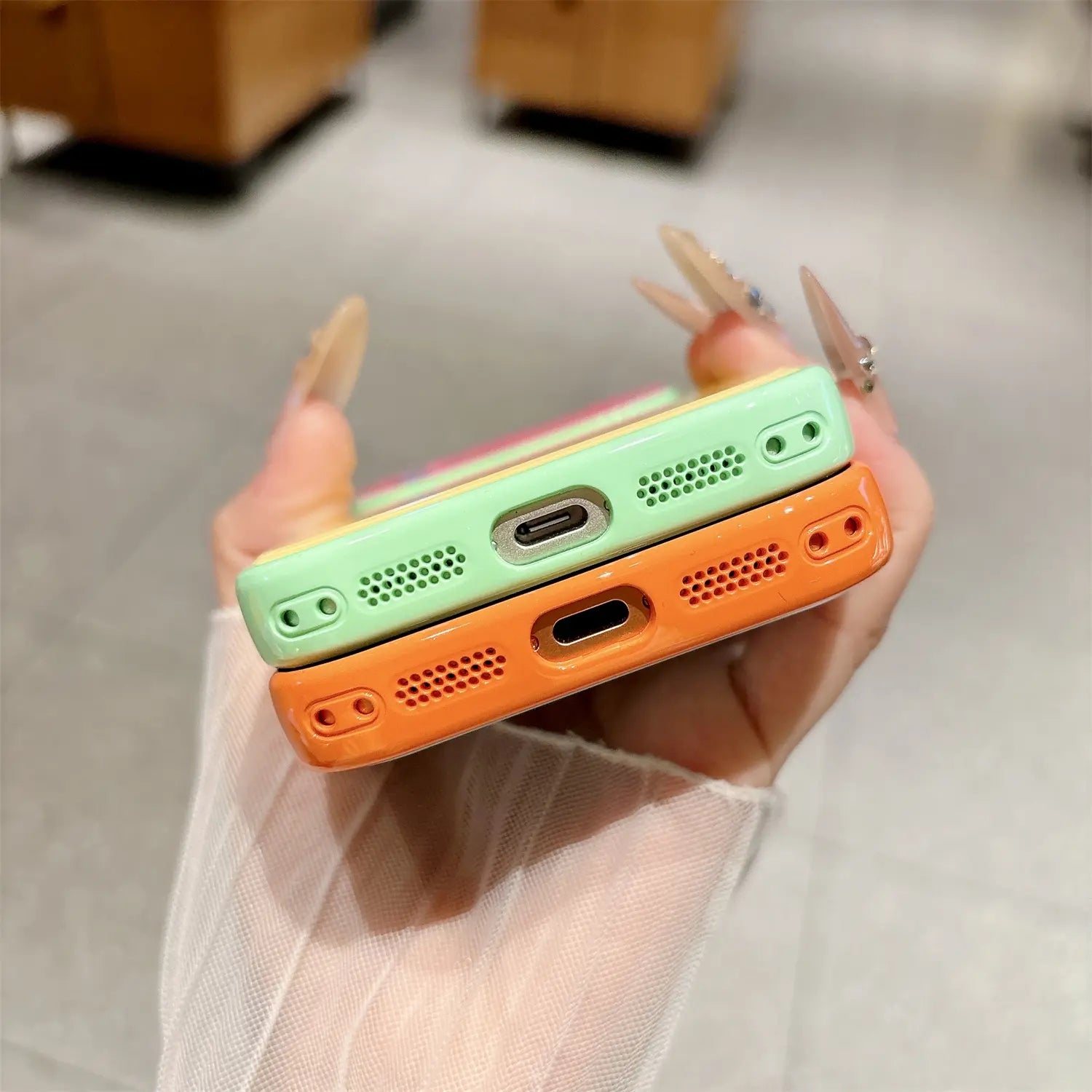 Candy Contrast Color Phone Case for Iphone 17 Pro Max 16 15 14,Colorful Dopamine Candy Full Lens Protection,Tpu+Pc Acrylic Shockproof Protection Phone Case